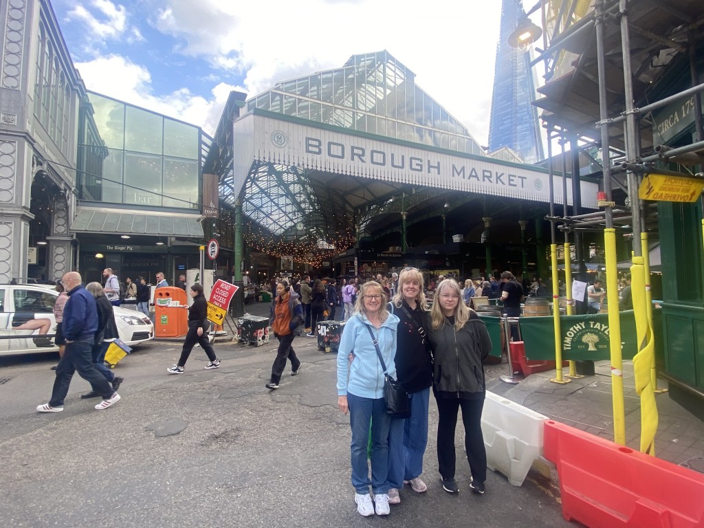 Guests on our Borough market food tour